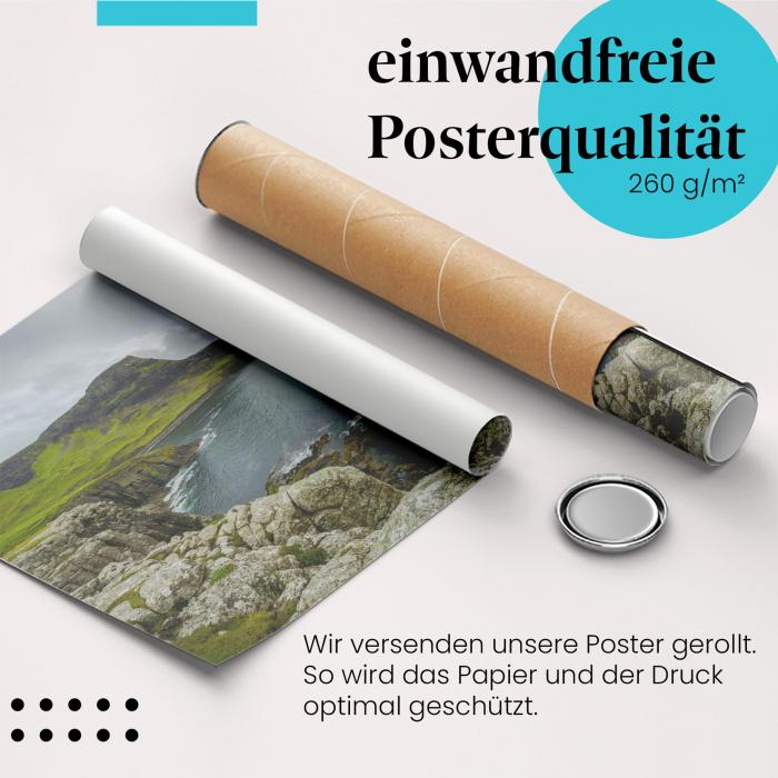 Preview: Schottlands Küste: Dramatische Klippen | Postereck 0492