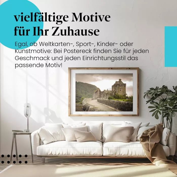 Majestätisches Schloss: Schottland & Mystik | Postereck 0490