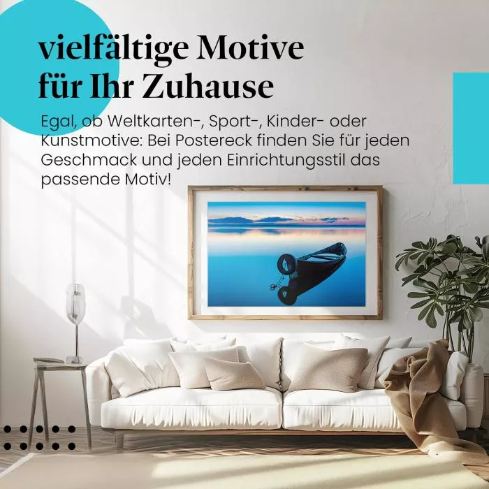 Boot auf dem See | Postereck 2654