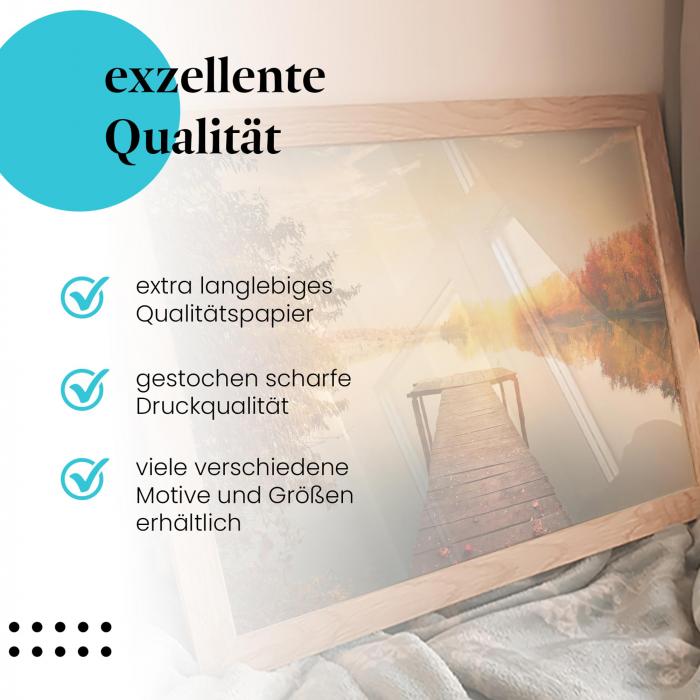 Preview: Herbstlicher Steg | Postereck 2598