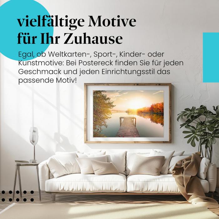 Preview: Herbstlicher Steg | Postereck 2598