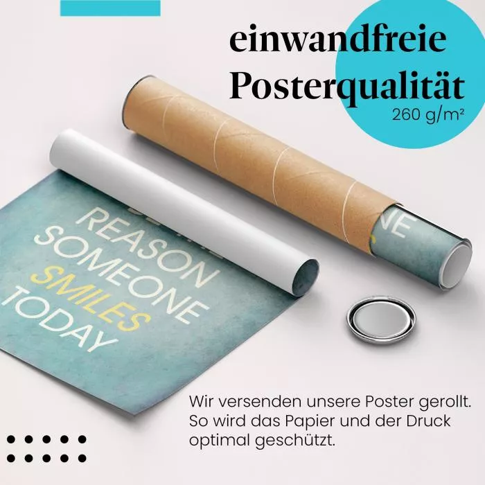 Verschenke ein Lächeln | Postereck 2401