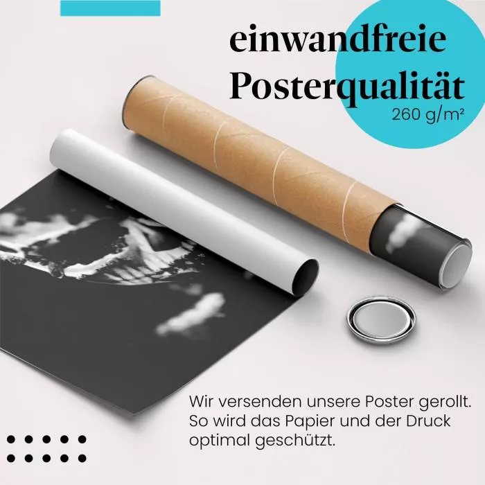 Skelett Make-up | Postereck 2538