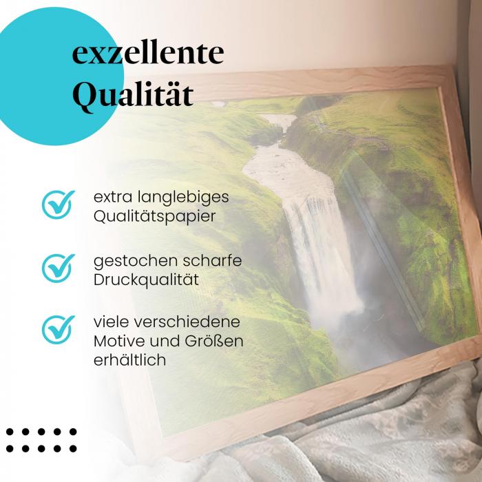 Preview: Skogafoss Wasserfall | Postereck 3843