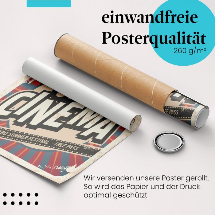 Preview: Retro Sommerkino: Nostalgie & Filmvergnügen | Postereck 0478