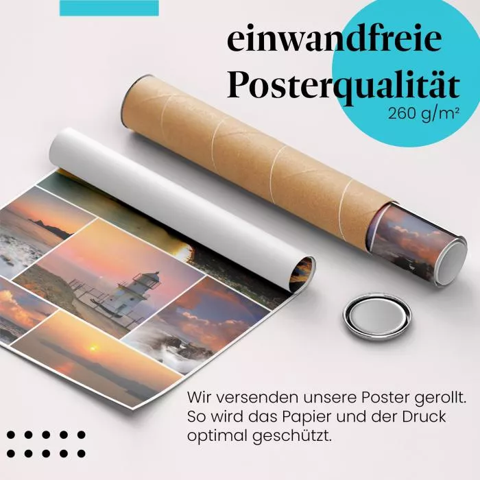 Sonnenuntergang am Meer | Postereck 2307