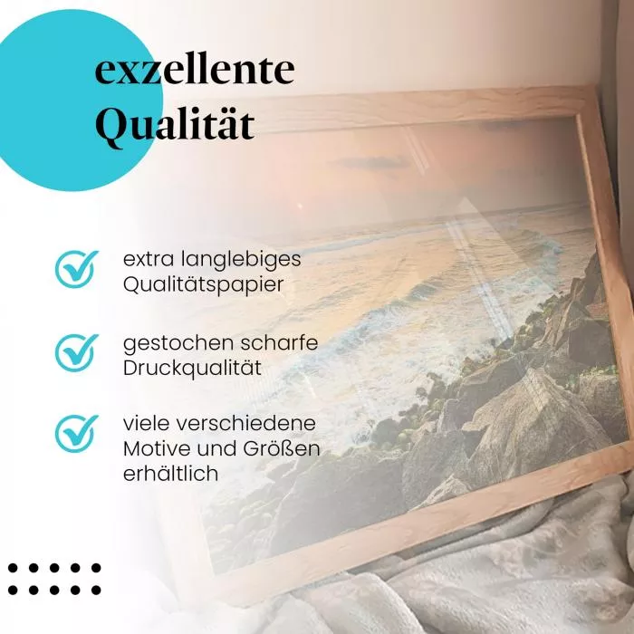 Sonnenuntergang am Meer | Postereck 3256