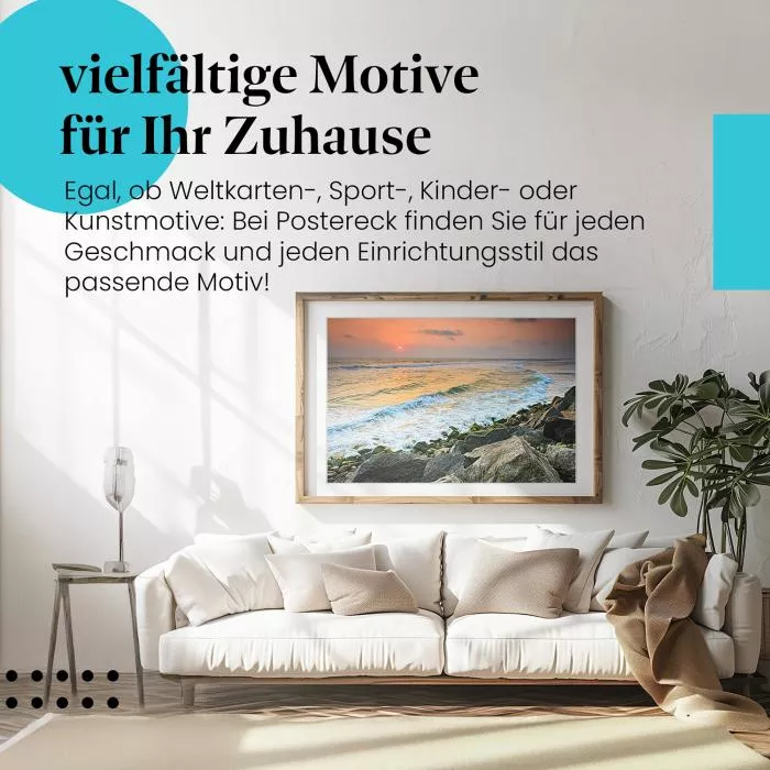 Sonnenuntergang am Meer | Postereck 3256