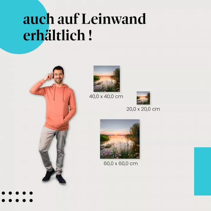 Sonnenuntergang am See | Postereck 4023