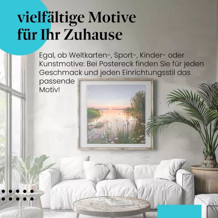 Sonnenuntergang am See | Postereck 4023