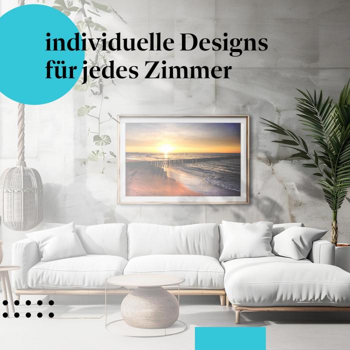 Schlafzimmer Deko: "Strand" Poster: Magische Stimmung - perfekt fürs Schlafzimmer.