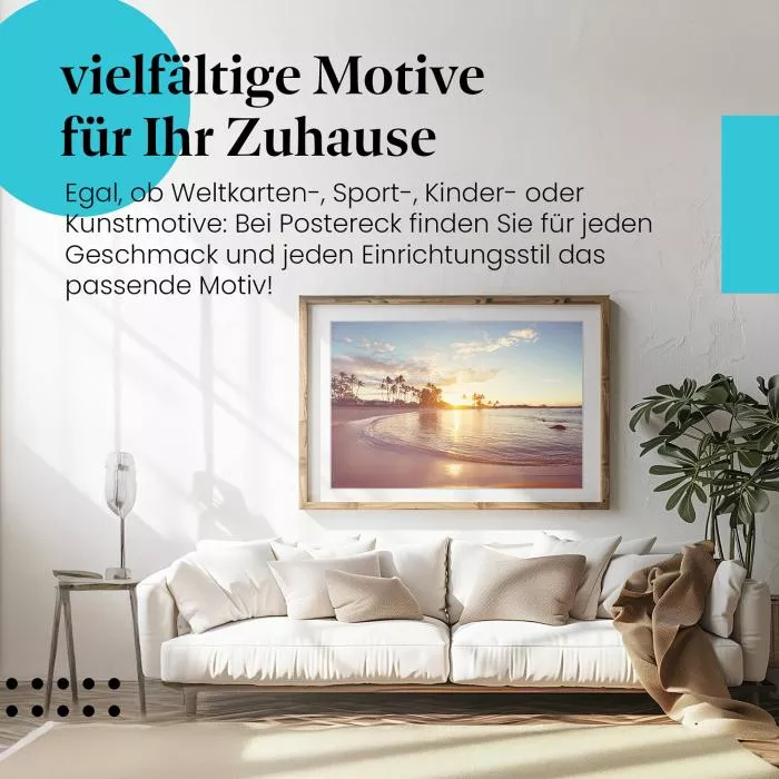 Sonnenuntergang am Strand | Postereck 2542