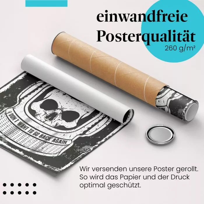 Astronauten-Totenkopf | Postereck 2159