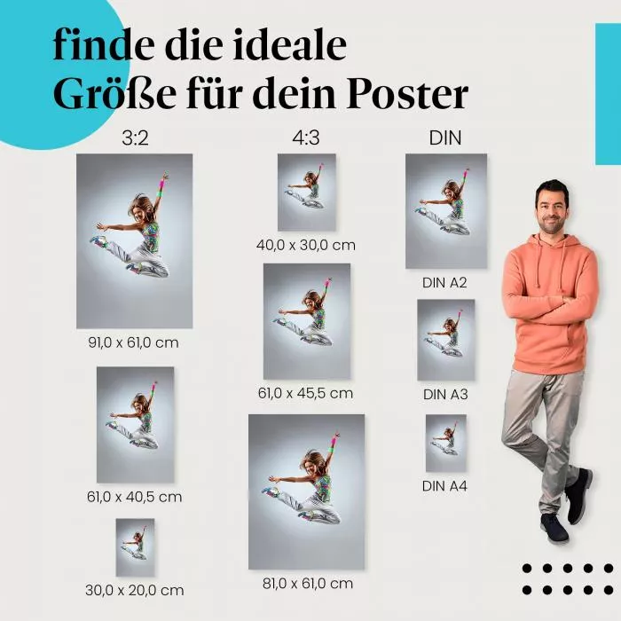 Tanz: Sprung voller Lebensfreude | Postereck 0638