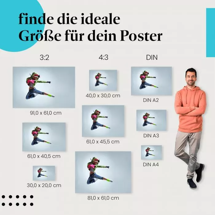 Streetstyle & Tanz: Pink & Jeans | Postereck 0195