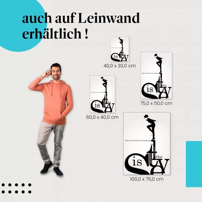 Stil ist die Antwort: Fashion Statement | Postereck 1015