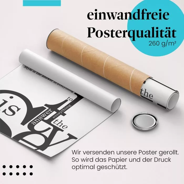 Stil ist die Antwort: Fashion Statement | Postereck 1015