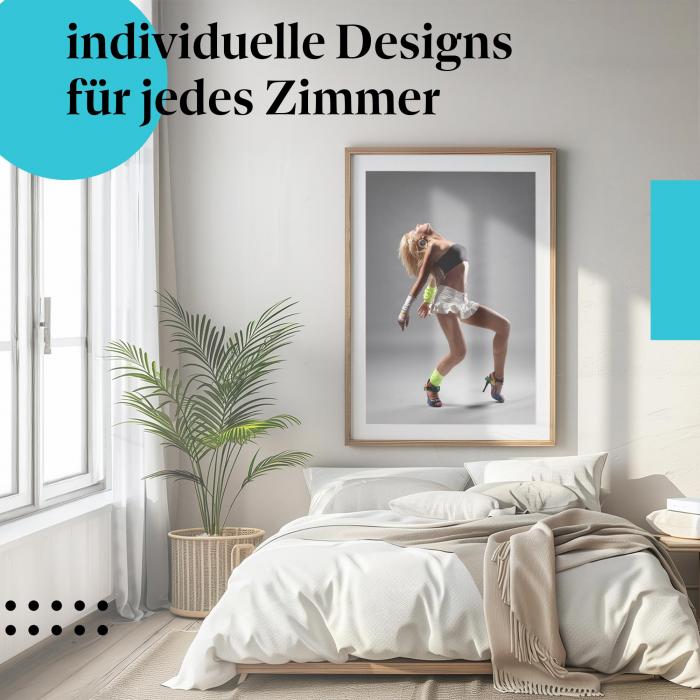 Schlafzimmer Deko: Tanz & Leidenschaft mit "Tänzerin" Poster