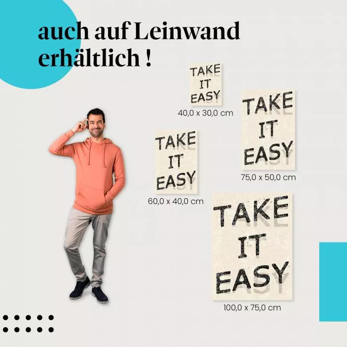 Take it easy | Postereck 2382