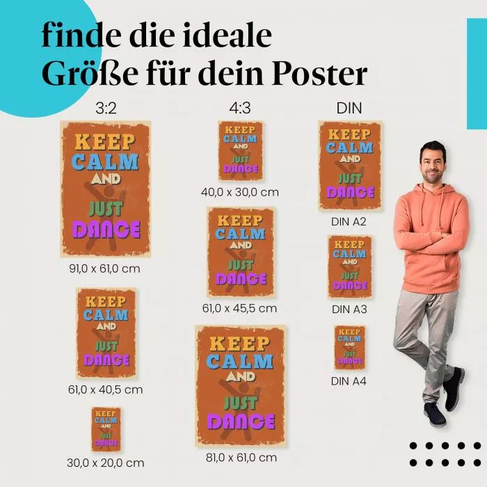 Tanzfieber: "Keep Calm and Just Dance" | Postereck 0718