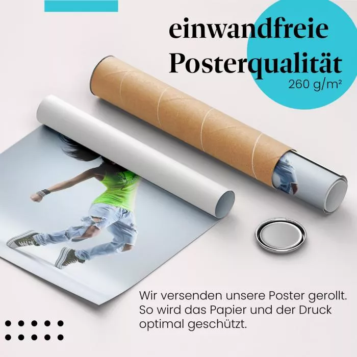 Tänzerin: Dynamik & Bewegung | Postereck 0667