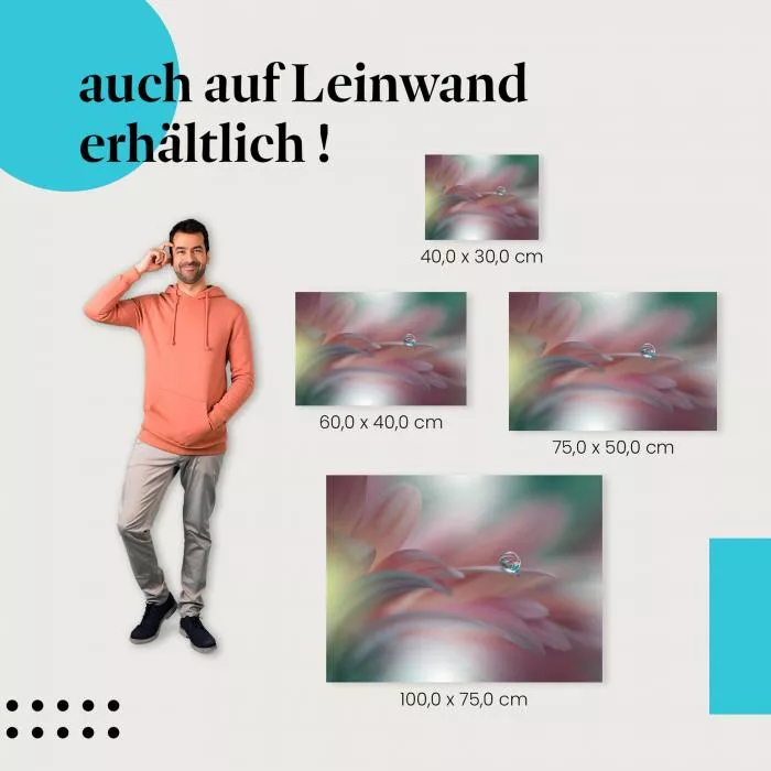 Abstrakter Tautropfen | Postereck 2849