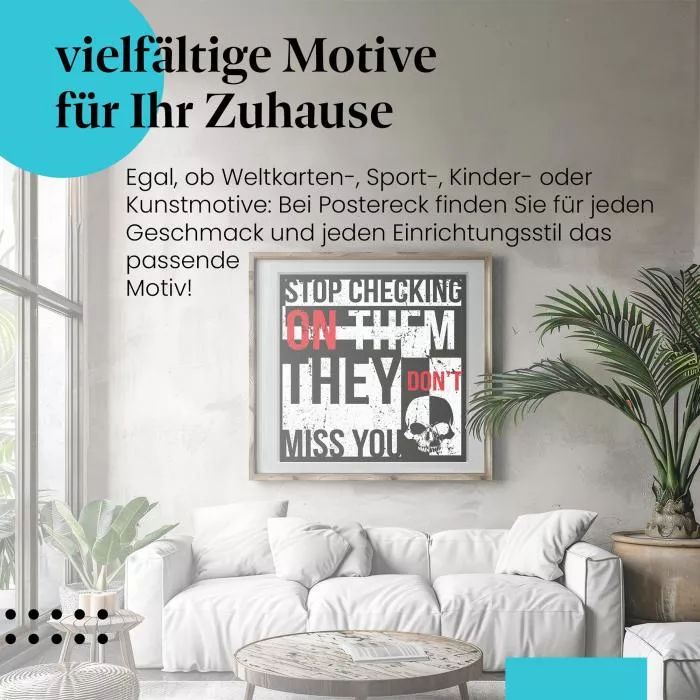 Schaue nach vorne | Postereck 2282