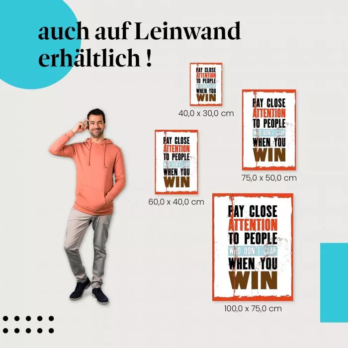Wahre Freunde erkennen | Postereck 1712
