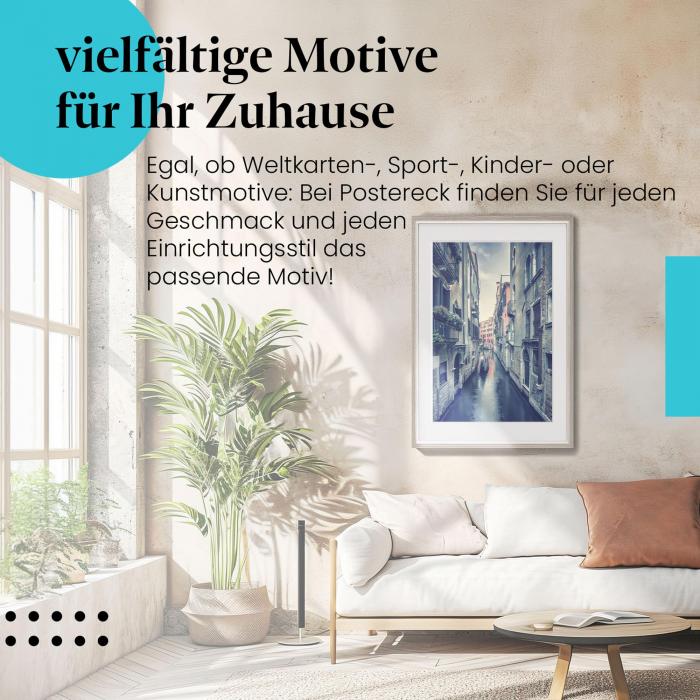 Preview: Venedig: Kanal & Gondel | Postereck 1488