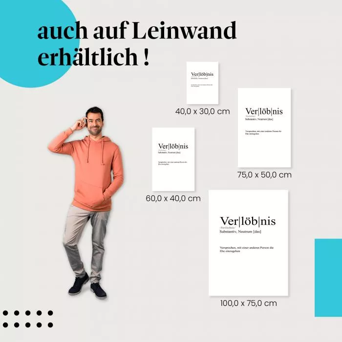Was ist ein Verlöbnis? | Postereck 3709