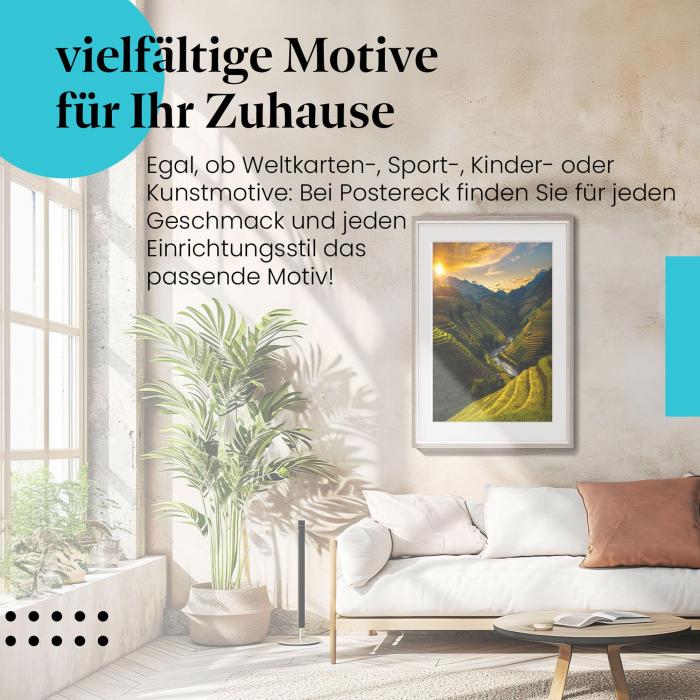 Preview: Goldene Reisfelder | Postereck 2198