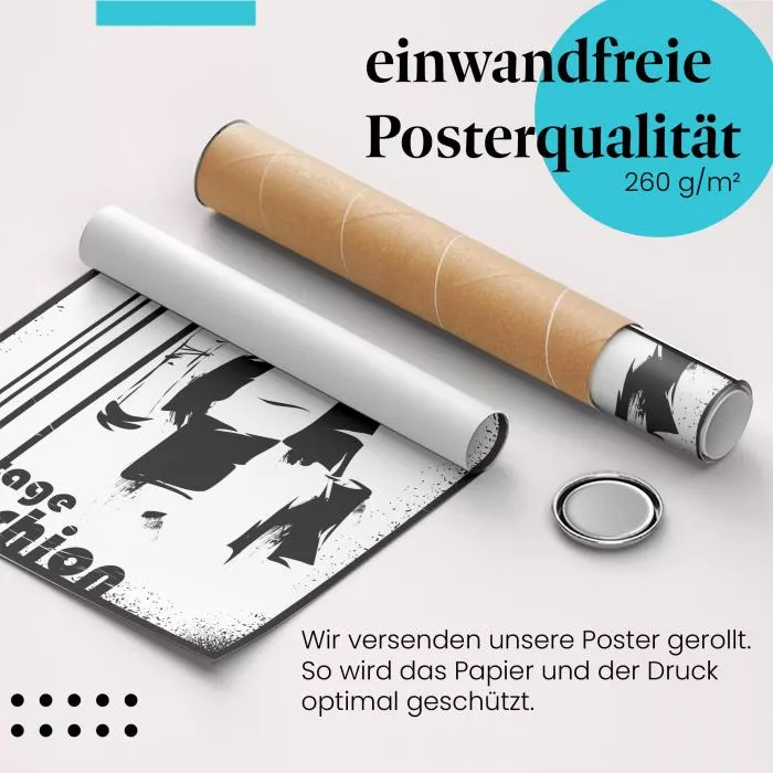Vintage Fashion: Frau mit Hut | Postereck 1475