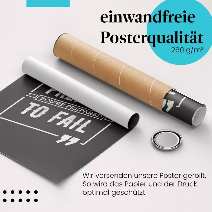 Vorbereitung: Vermeide Fehlschläge | Postereck 1182