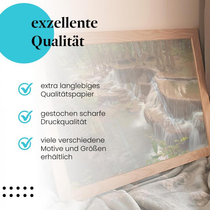 Preview: Wasserfall im Dschungel: Naturparadies | Postereck 0800