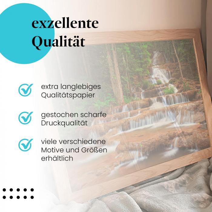 Preview: Paradiesischer Wasserfall: Dschungel | Postereck 1815