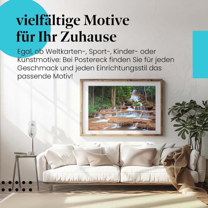 Preview: Paradiesischer Wasserfall: Dschungel | Postereck 1815