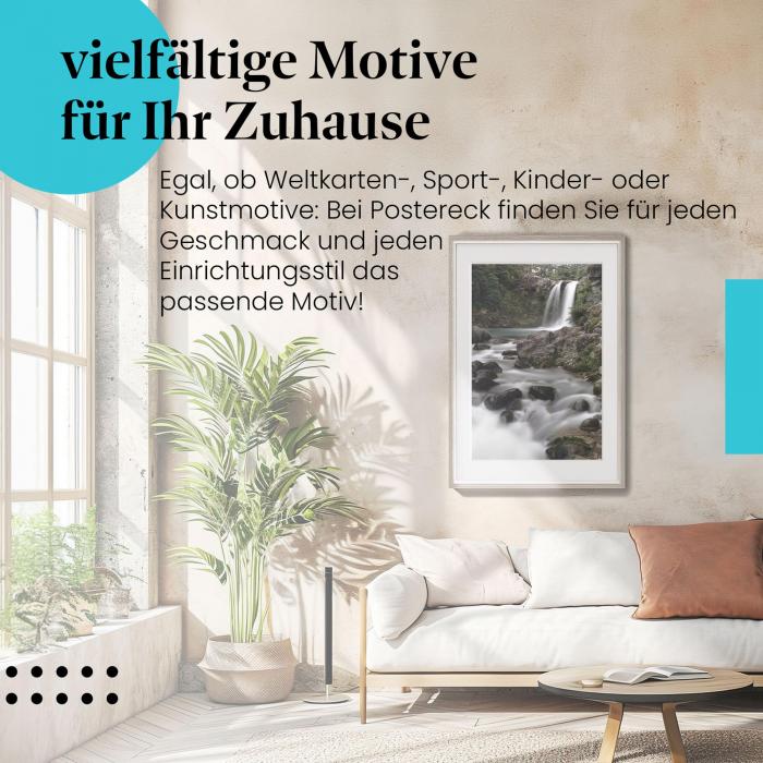 Preview:  Idylle am Wasserfall: Ruhe & Natur | Postereck 0248