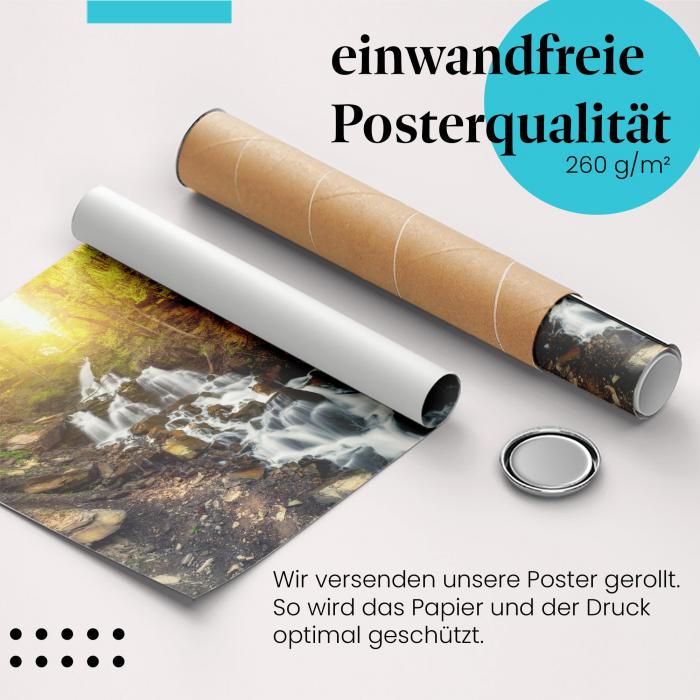 Preview: Wasserfall im Wald | Postereck 2564