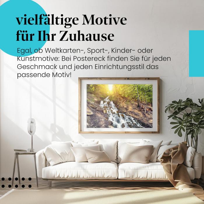Preview: Wasserfall im Wald | Postereck 2564