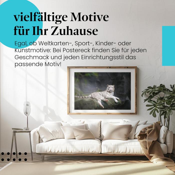 Preview: Ruhende Raubkatze | Postereck 2493