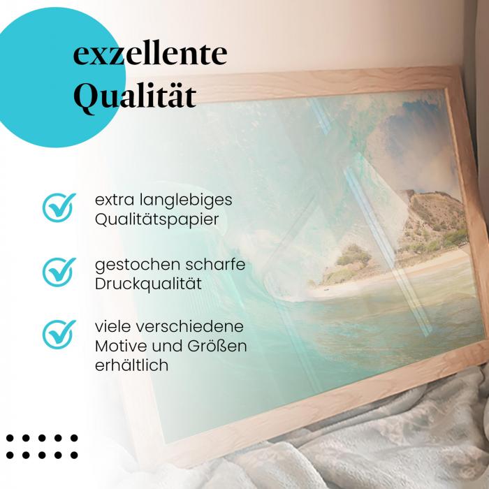 Preview:  Im Herzen der Welle: Surfertraum am Strand | Postereck 0256