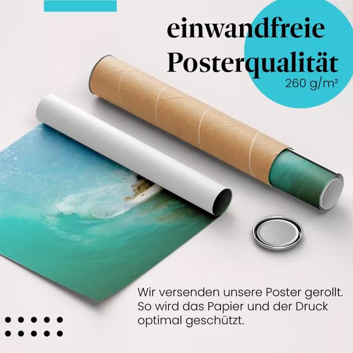  Im Herzen der Welle: Surfertraum am Strand | Postereck 0256