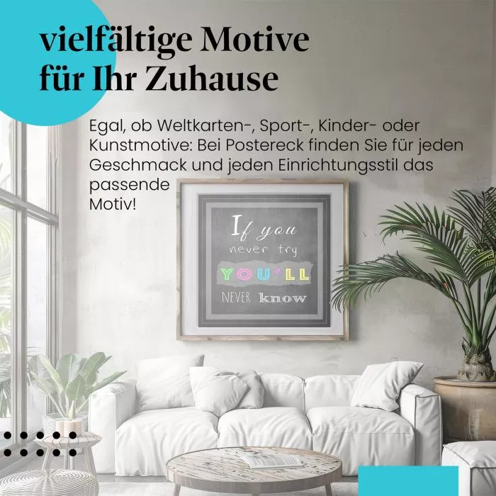 Trau dich | Postereck 2458
