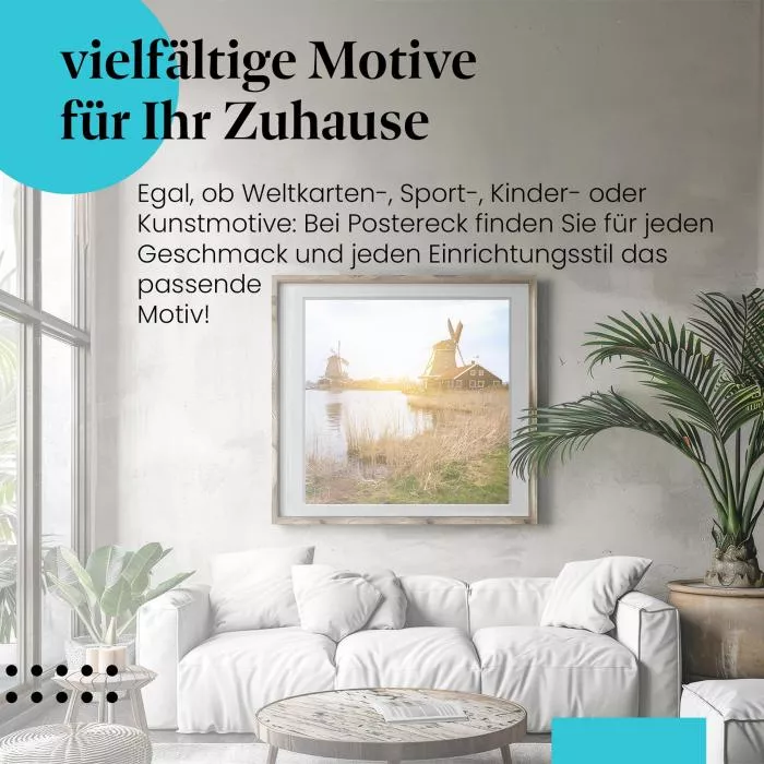 Holländische Windmühlen | Postereck 2288