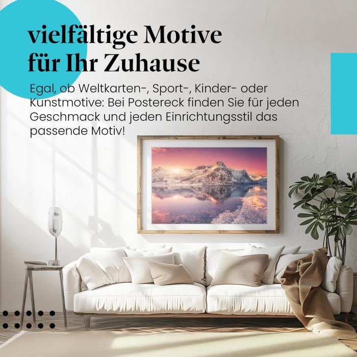 Preview: Bergsee im Winter | Postereck 3787