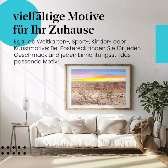 Überleben in der Wüste: Strauch | Postereck 1246
