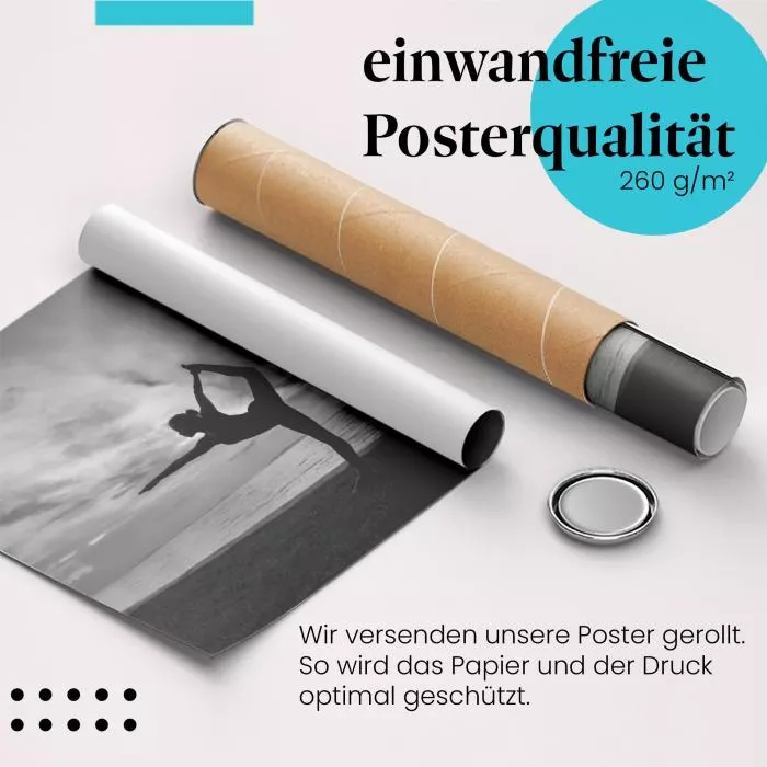 Yoga am Meer: Eleganz & Balance | Postereck 1847