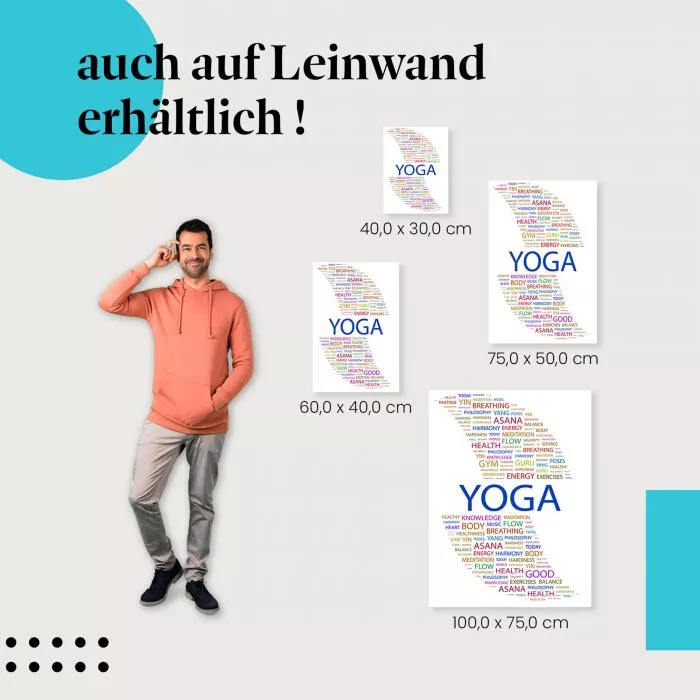 Yoga: Körper, Geist & Seele | Postereck 1869
