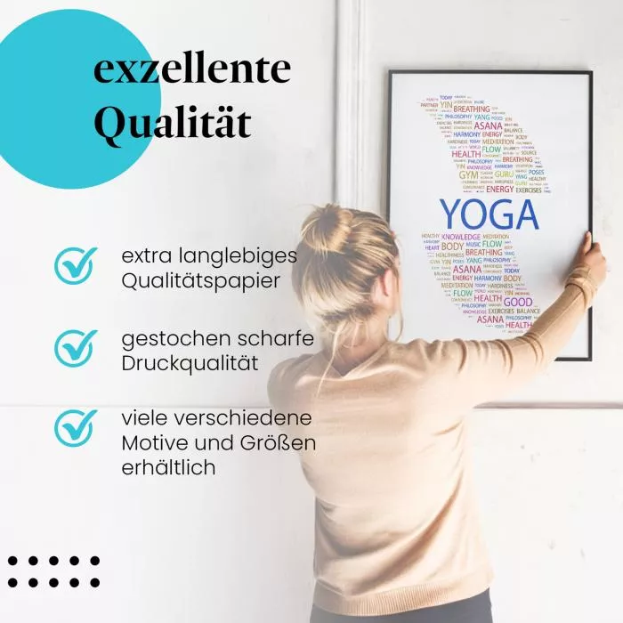 Yoga: Körper, Geist & Seele | Postereck 1869