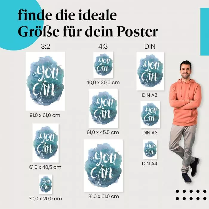 You Can Aquarell | Postereck 3315
